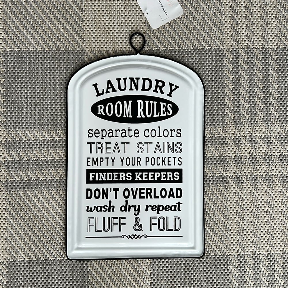 TruuDesign | Farm House Laundry Rules